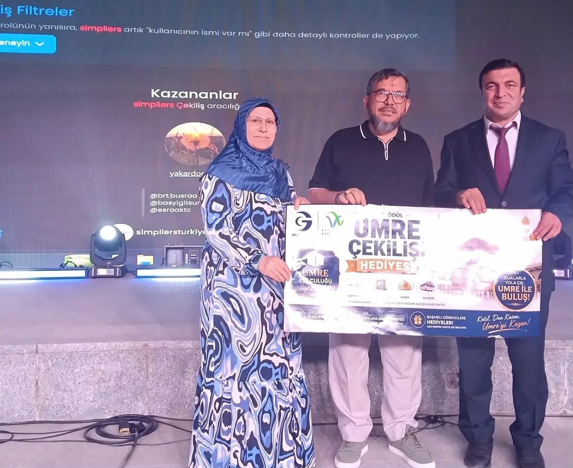 Konya İl Başkanlığından 3 kişiye Umre Çekilişi